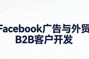Facebook广告实操，打造高询盘的外贸独立获客系统